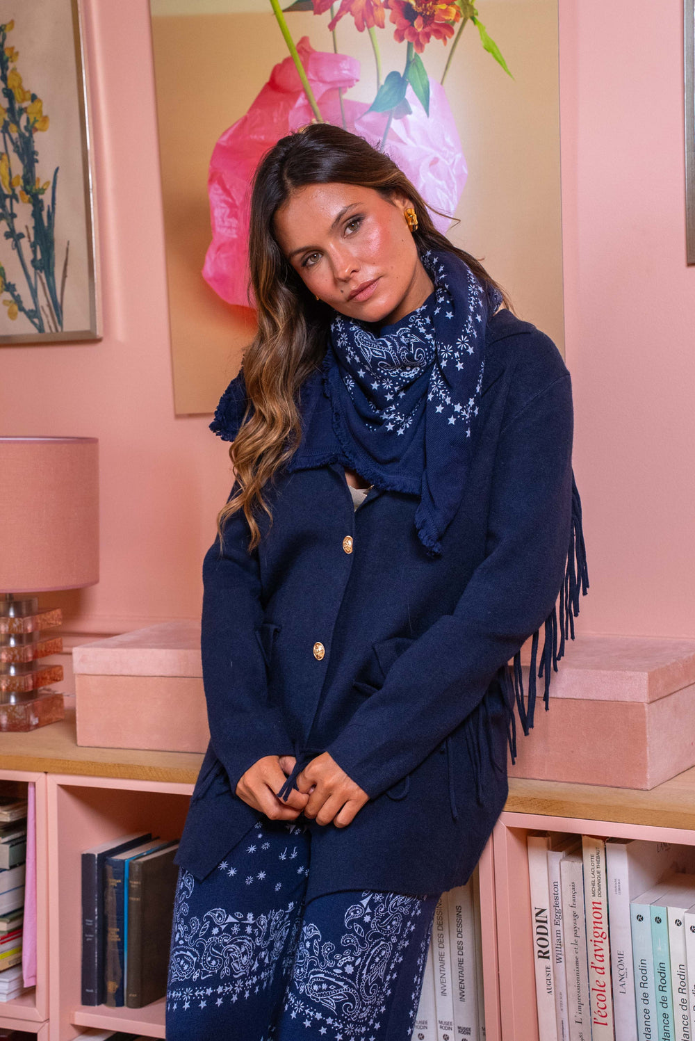 Blazer à franges Felia Manteaux et vestes