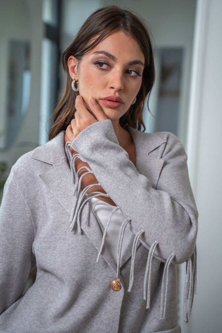 Blazer à franges Felia Manteaux et vestes