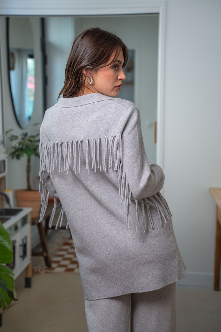 Blazer à franges Felia Manteaux et vestes