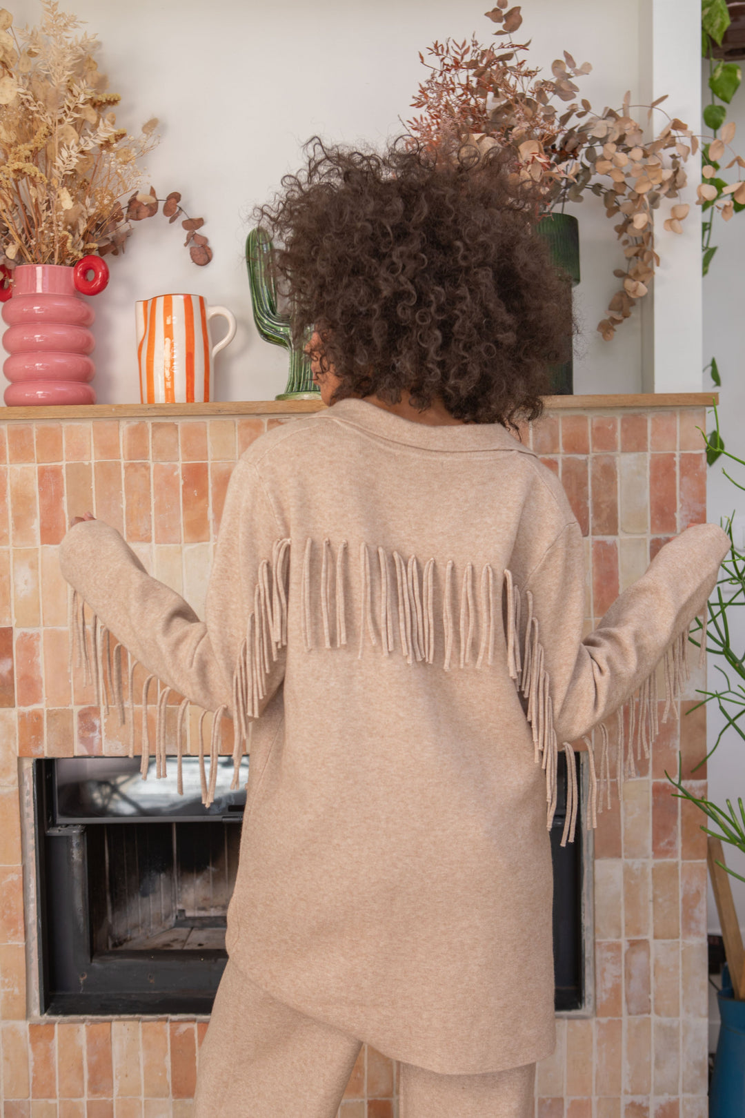 Blazer à franges Felia Manteaux et vestes