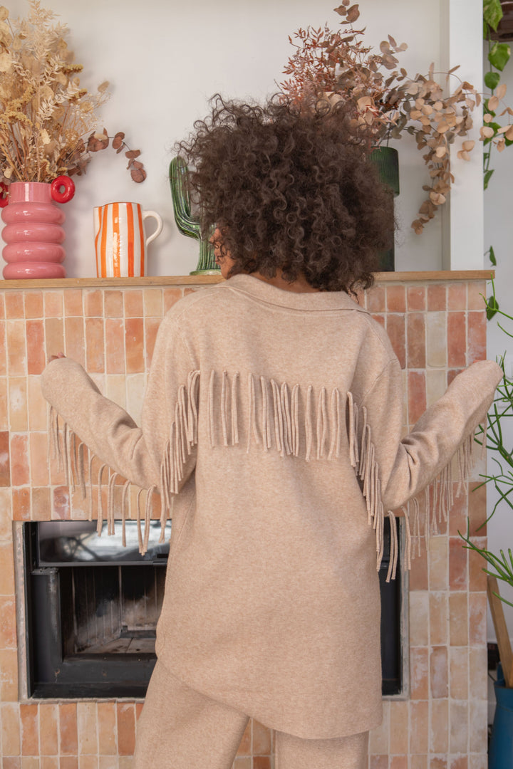 Blazer à franges Felia Manteaux et vestes