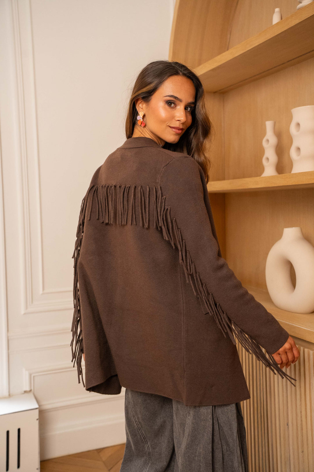 Blazer à franges Felia Manteaux et vestes