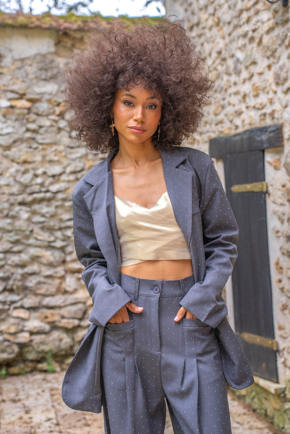 Blazer à strass Doris Manteaux et vestes