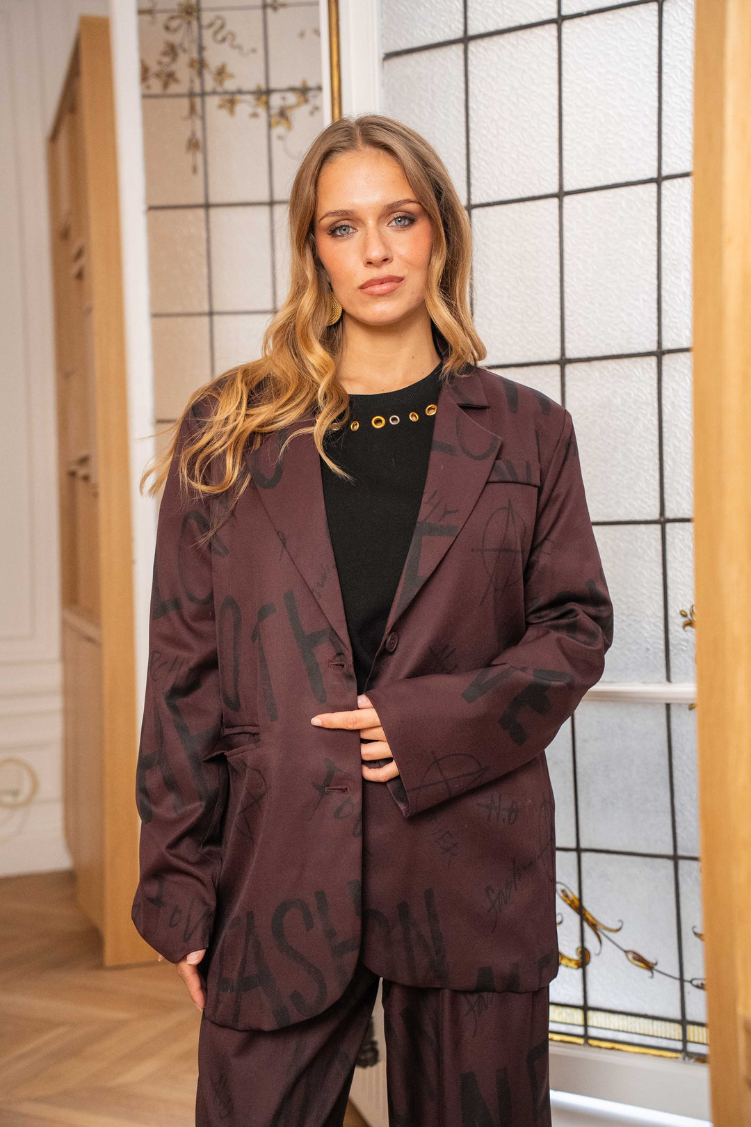 Blazer imprimé Amy - Manteaux et vestes