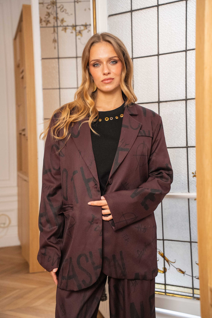 Blazer imprimé Amy - Manteaux et vestes