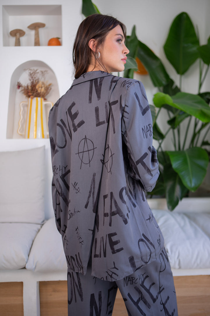 Blazer imprimé Amy - Manteaux et vestes