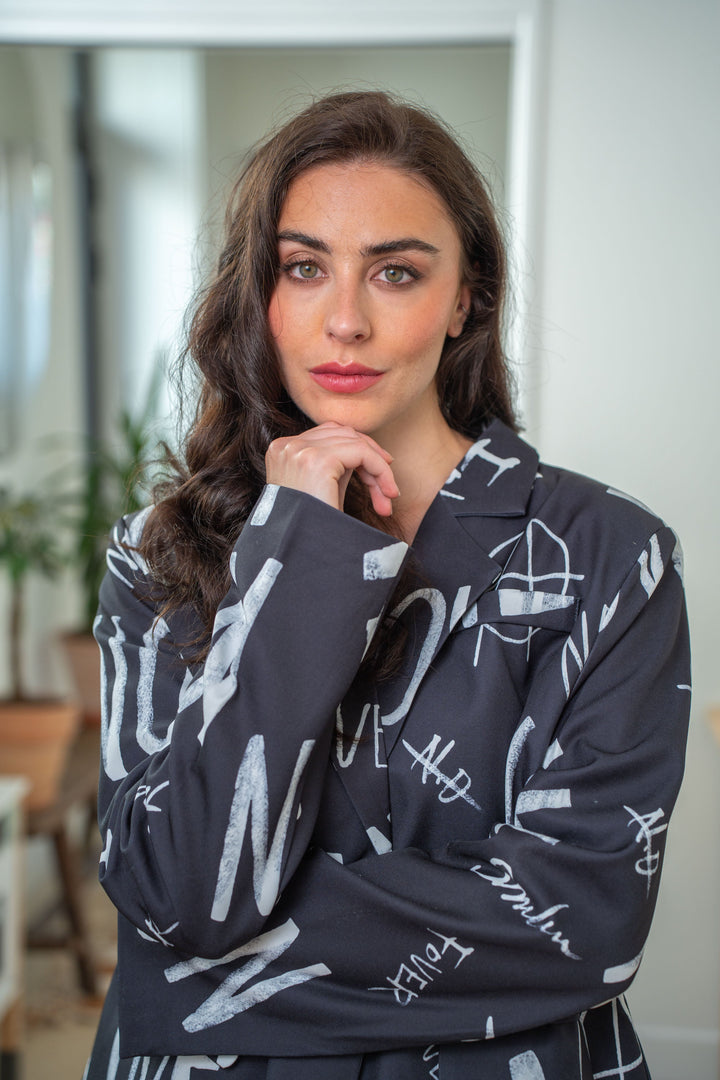 Blazer imprimé Amy - Manteaux et vestes