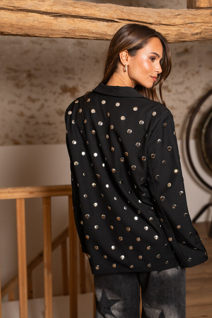 Blazer oversize à clous métalliques Dea Manteaux et vestes