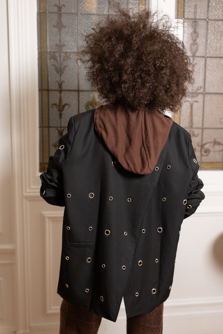 Blazer oversize à œillets Karen - Manteaux et vestes