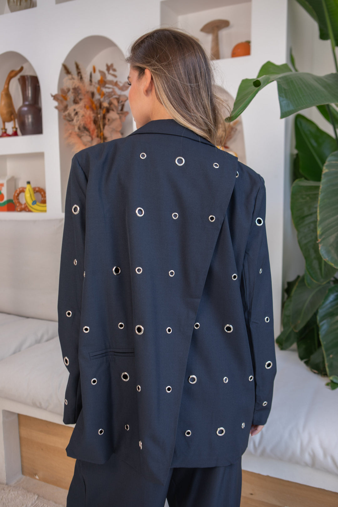 Blazer oversize à œillets Karen - Manteaux et vestes