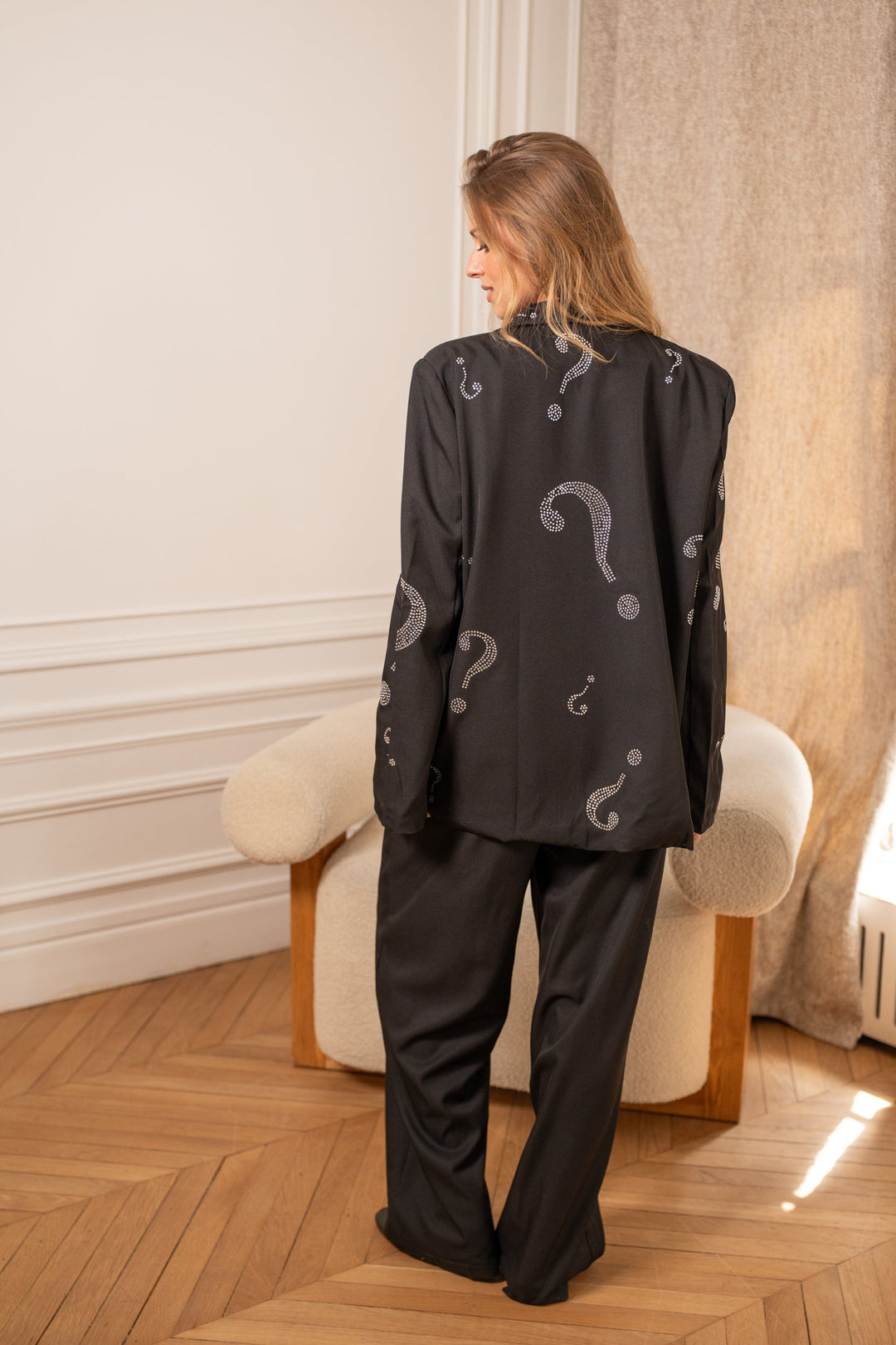 Blazer oversize à strass Hazal Manteaux et vestes