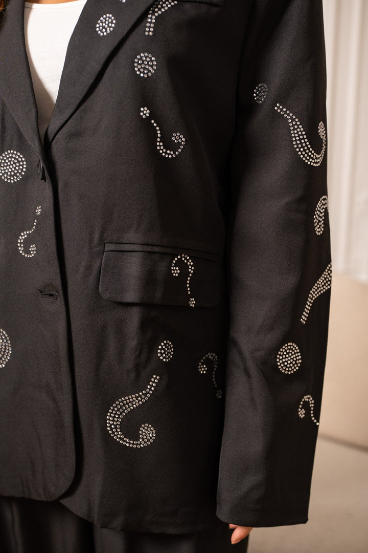 Blazer oversize à strass Hazal Manteaux et vestes