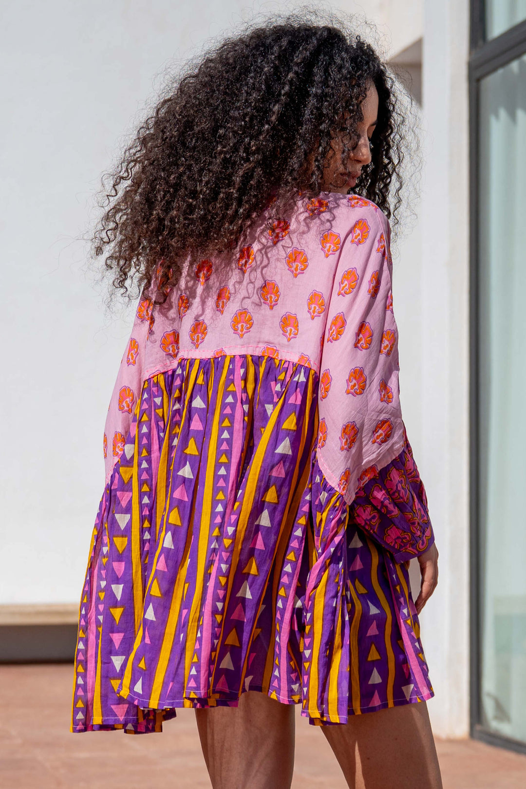 Blouse Ample Col V Topaze - Taille unique 38 - 44 / 15
