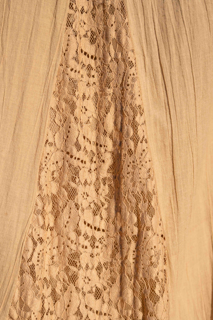 Blouse Ample Détails Dentelle Nana - Taille unique 36-48