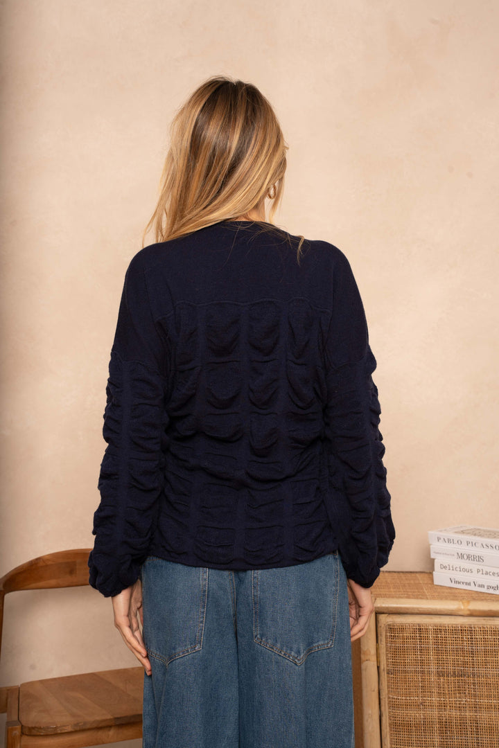 Blouse cache-cœur effet plissé Minas - Taille unique