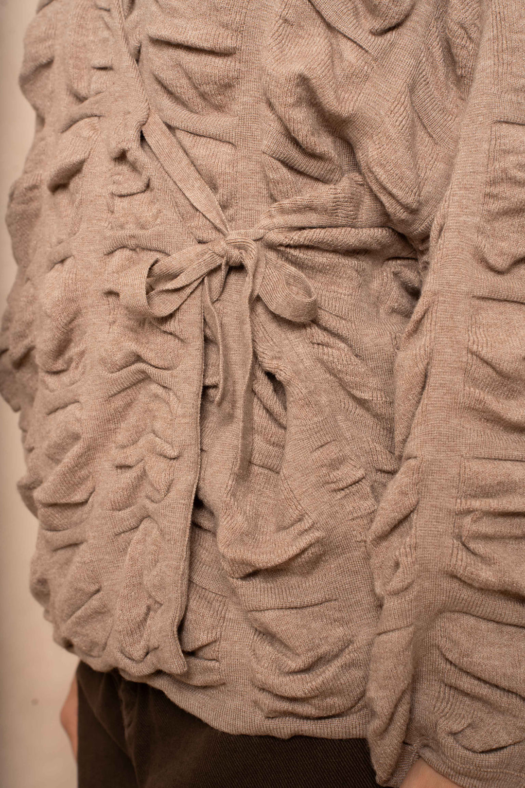 Blouse cache-cœur effet plissé Minas - Taille unique