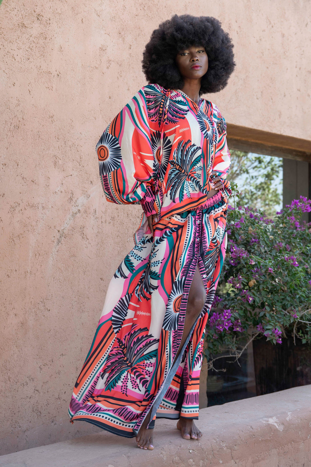 Blouse Fluide à Motifs Sarti - Taille unique 38-46 / 269