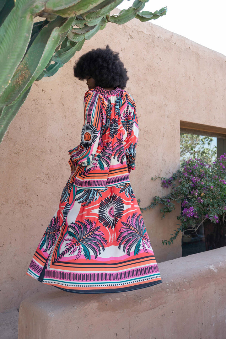 Blouse Fluide à Motifs Sarti - Taille unique 38-46 / 269