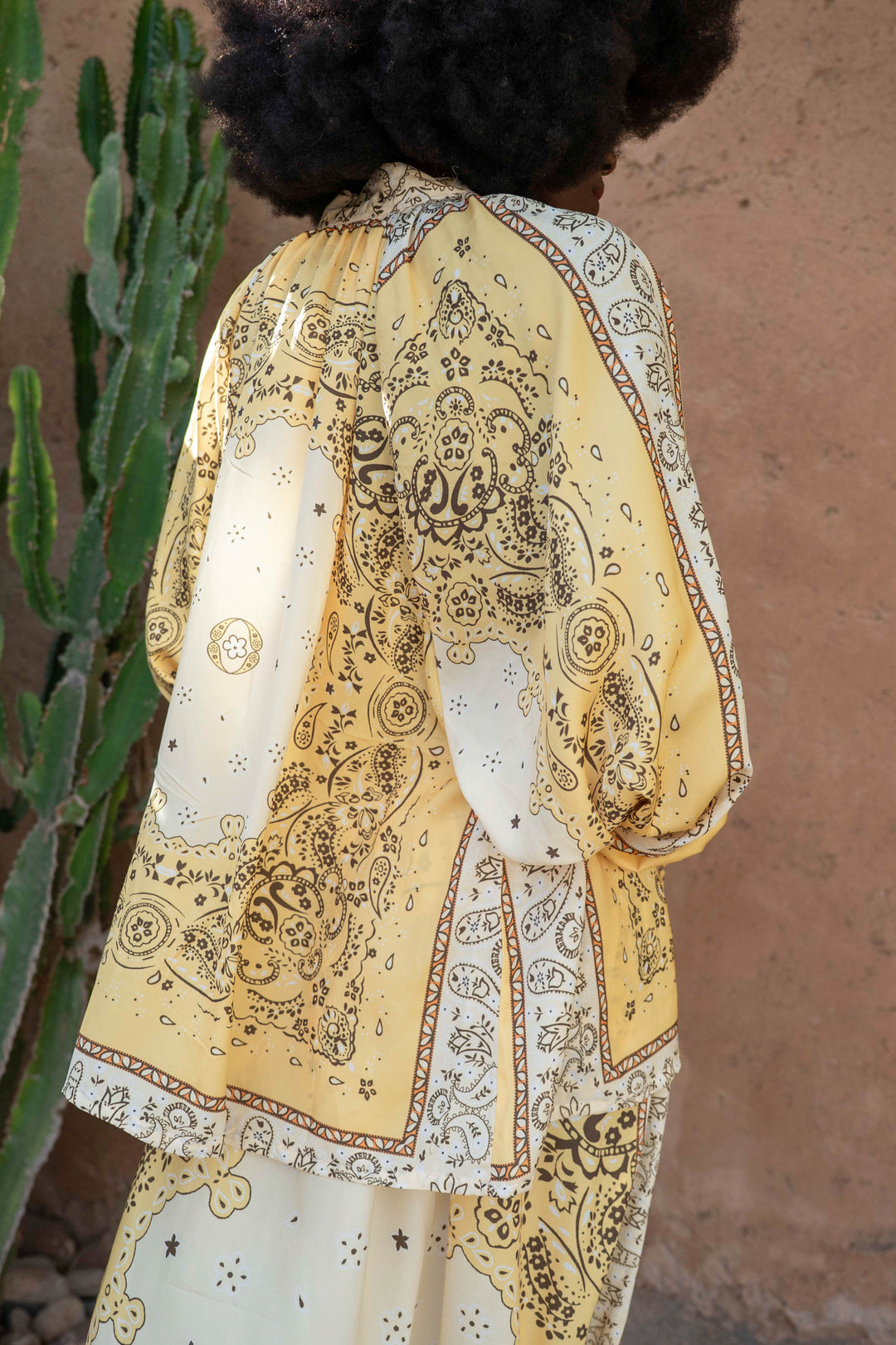 Blouse Fluide à Motifs Sarti - Taille unique 38-46 / 273