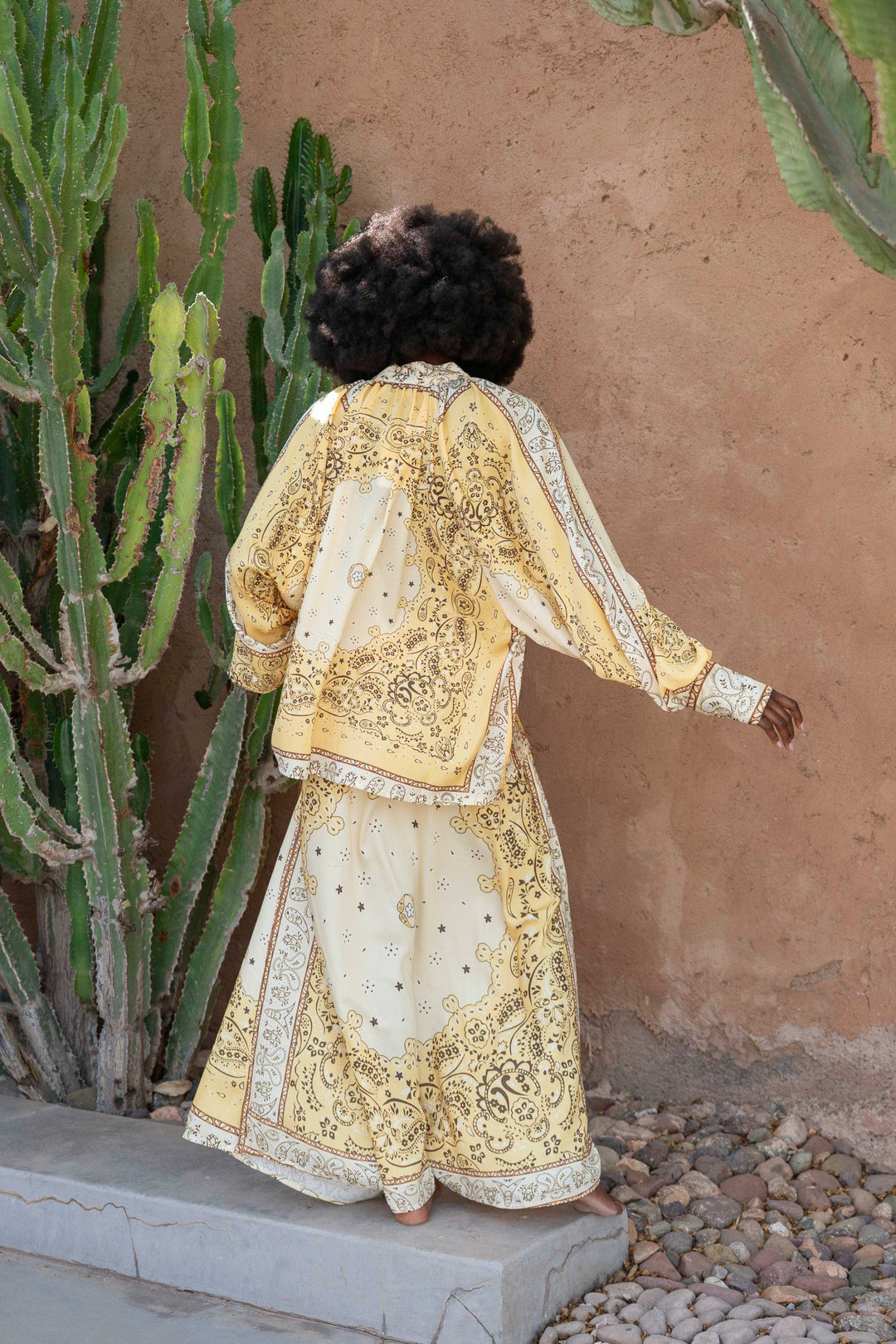 Blouse Fluide à Motifs Sarti - Taille unique 38-46 / 273