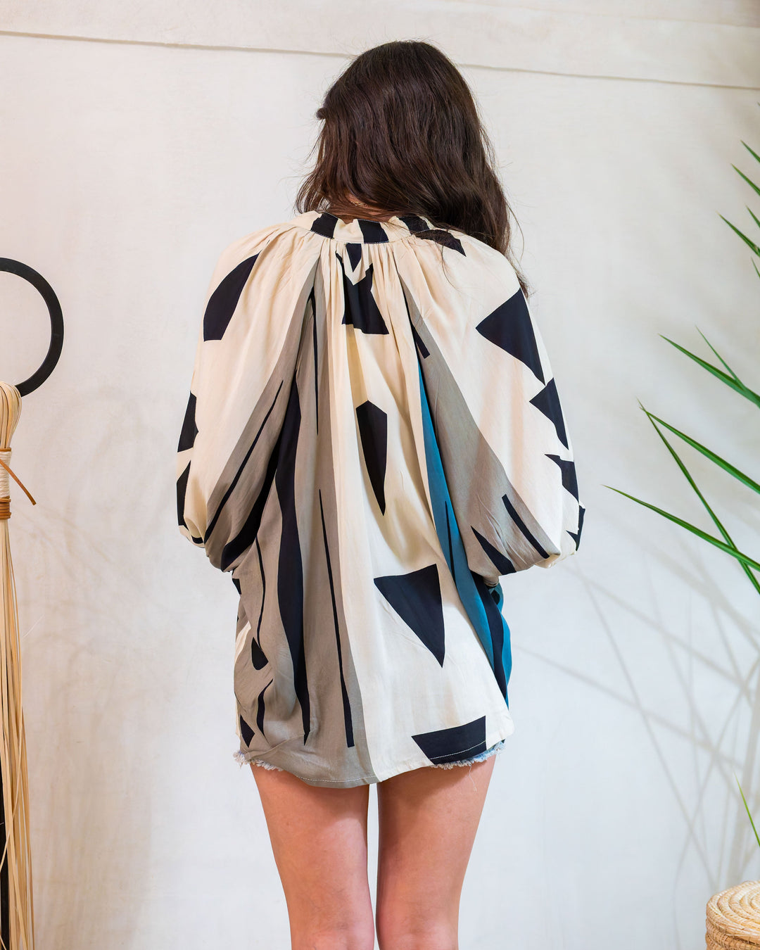Blouse Fluide Oversize Lirys - Taille unique: 36 au 42 / 03