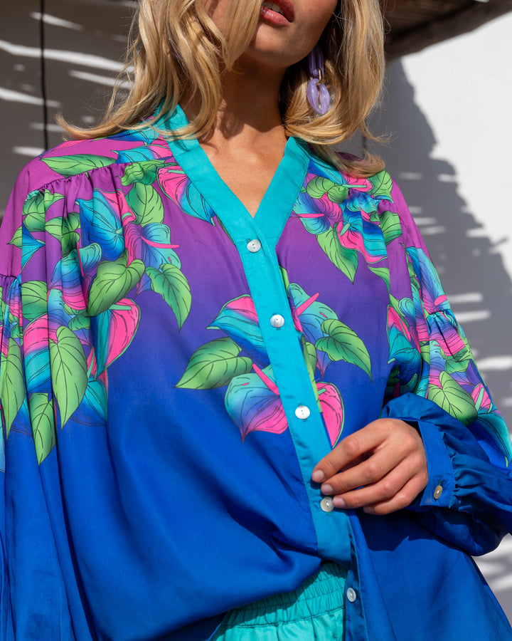 Blouse Imprimé Floral Col V Sorner - Taille unique / 288