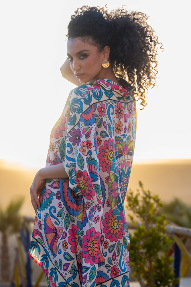 Blouse imprimé floral Shane - Taille unique: 36 au 42 / 260