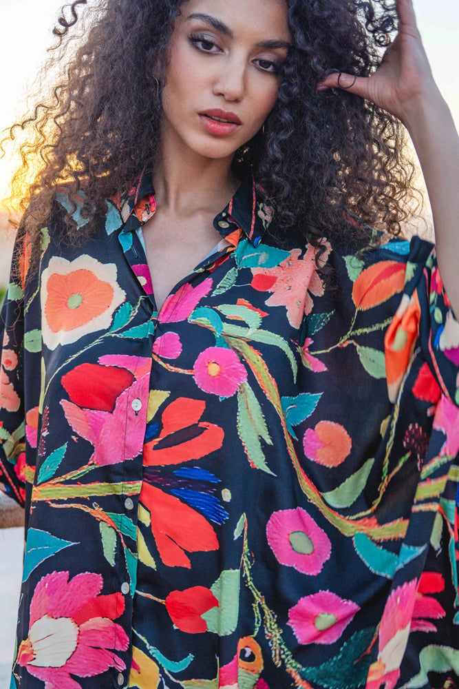 Blouse imprimé floral Shane - Taille unique: 36 au 42 / 270