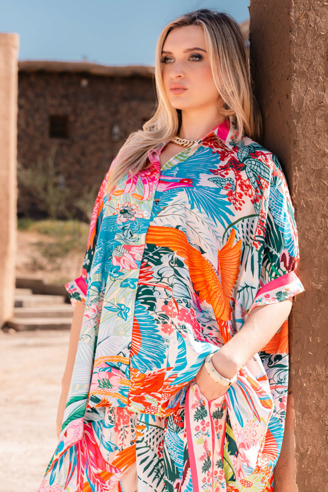 Blouse imprimé floral Shane - Taille unique: 36 au 42 / 284