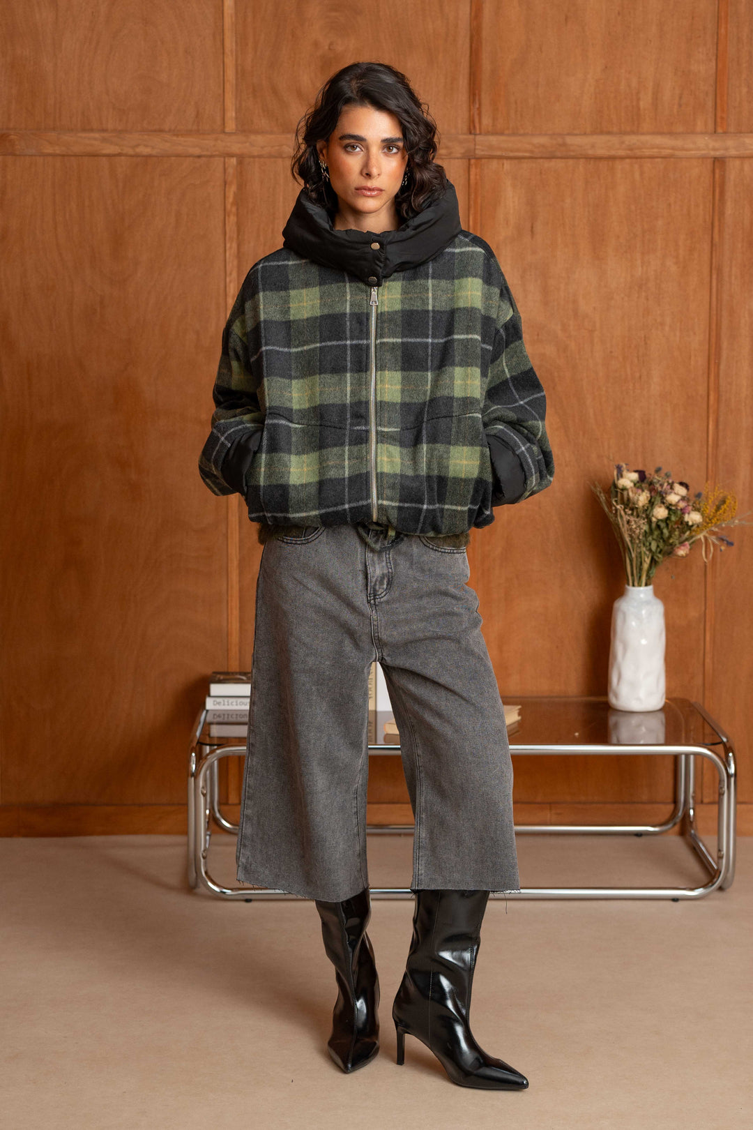 Blouson à carreaux Romy 2688-003 - Manteaux et vestes