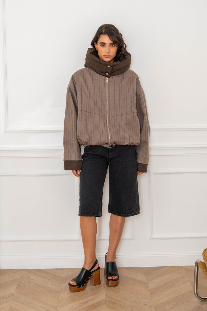Blouson à carreaux Romy 2688-003 - Manteaux et vestes