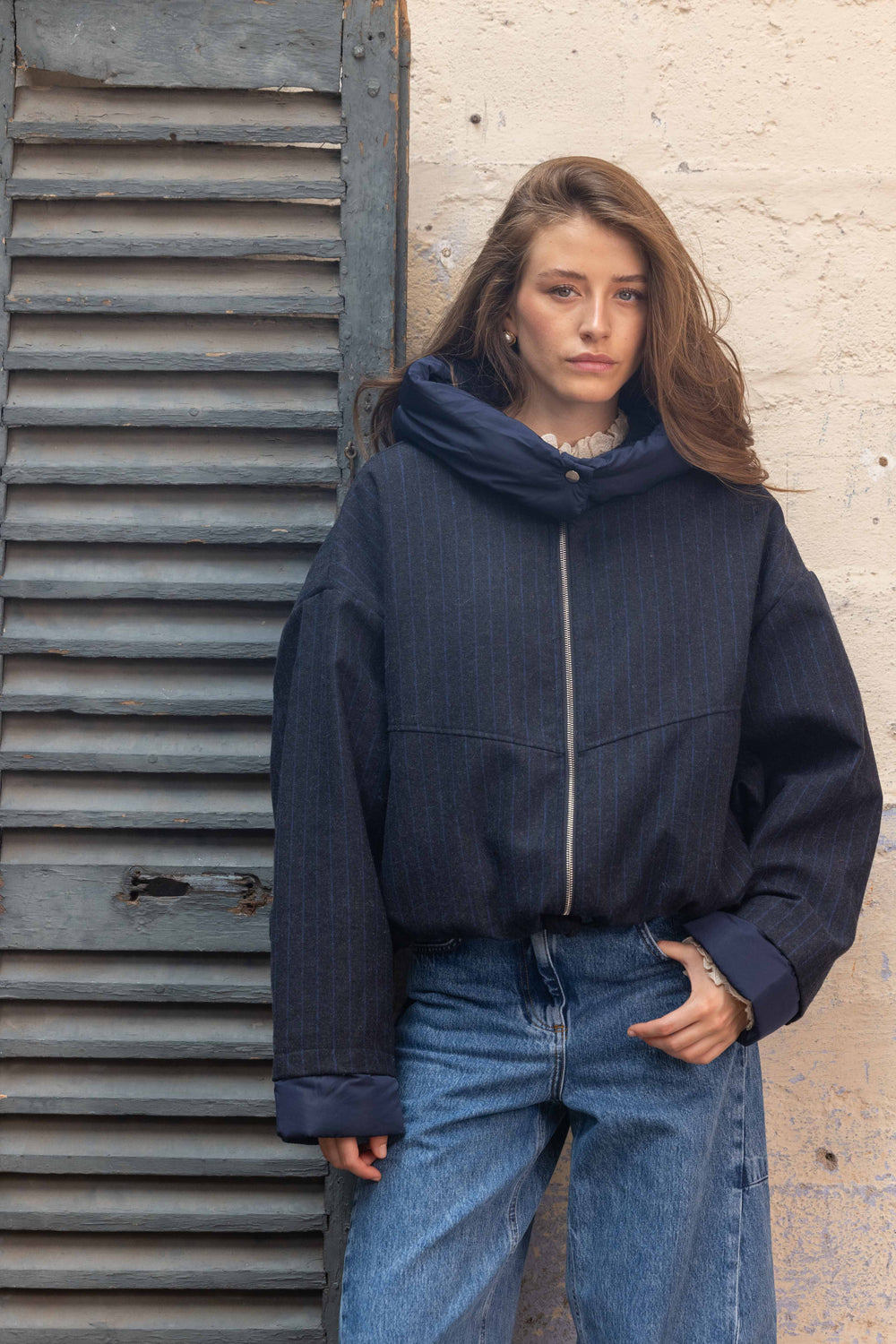 Blouson à carreaux Romy 2688-003 - Manteaux et vestes