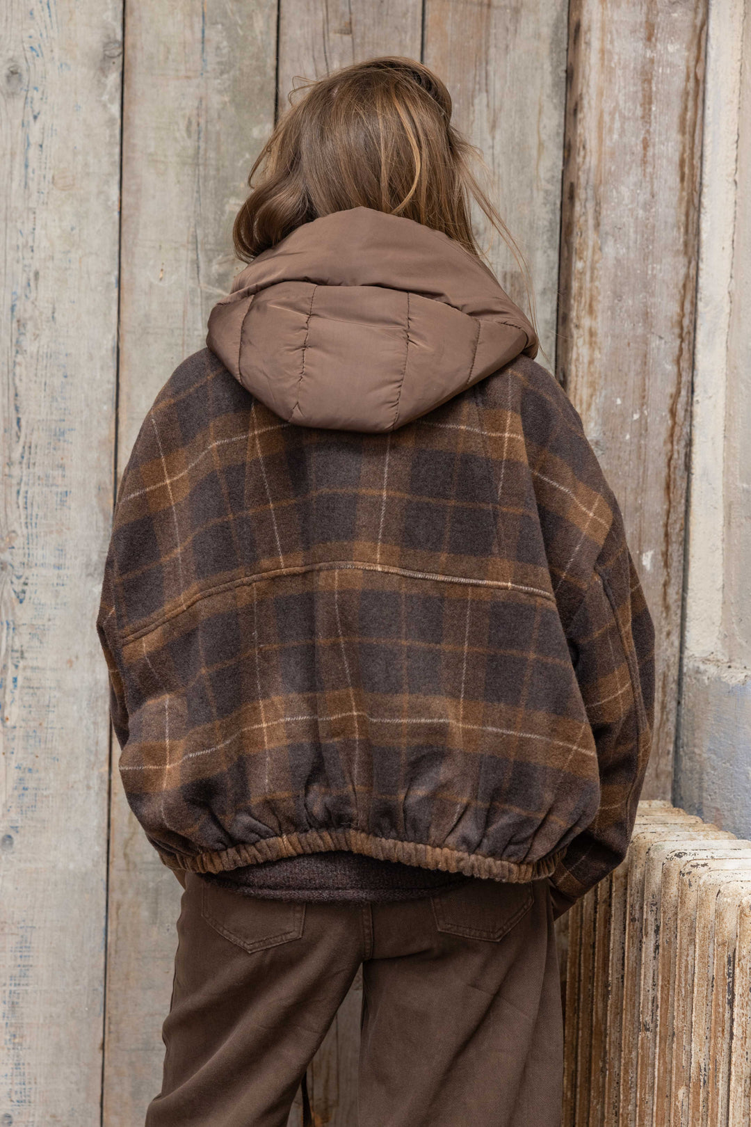 Blouson à carreaux Romy 2688-003 - Manteaux et vestes