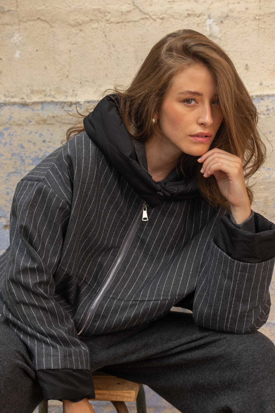 Blouson à carreaux Romy 2688-003 - Manteaux et vestes