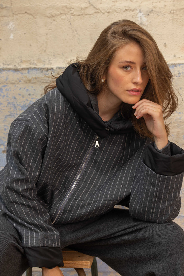 Blouson à carreaux Romy 2688-003 - Manteaux et vestes