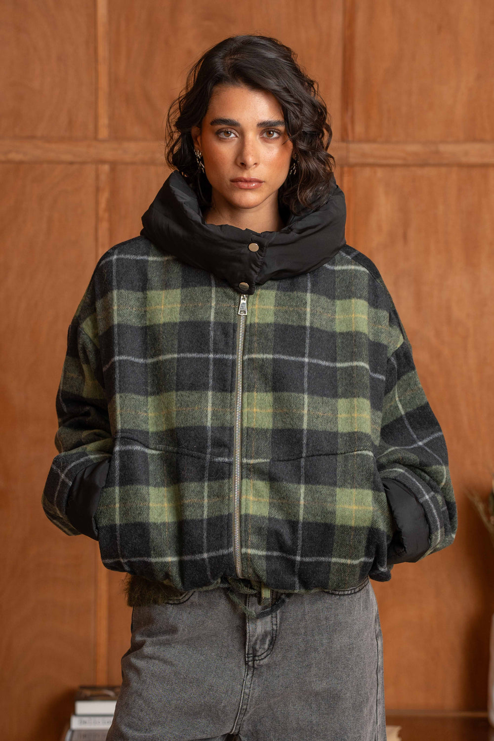 Blouson à carreaux Romy 2688-003 - Manteaux et vestes