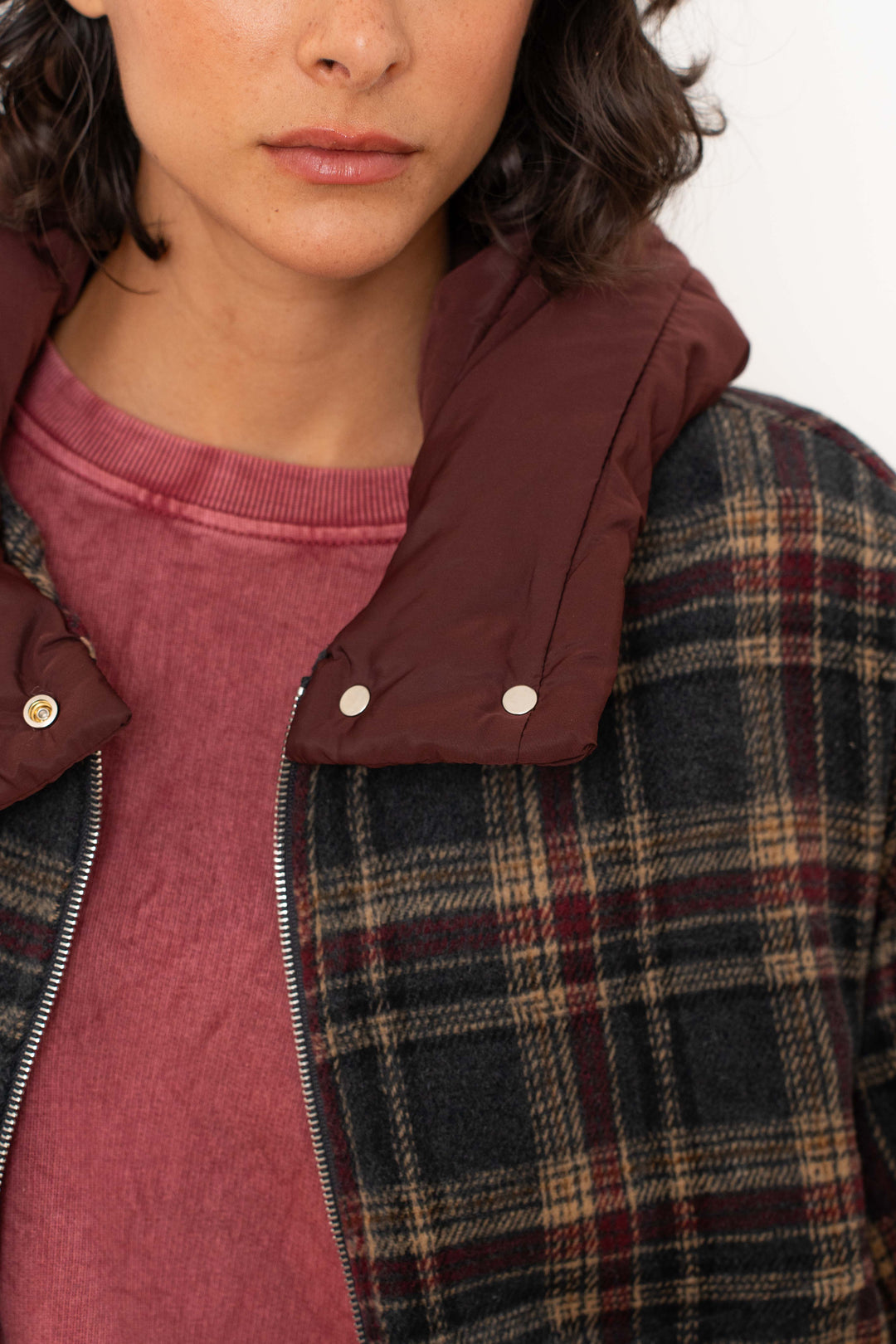 Blouson à carreaux Romy 2688-003 - Manteaux et vestes