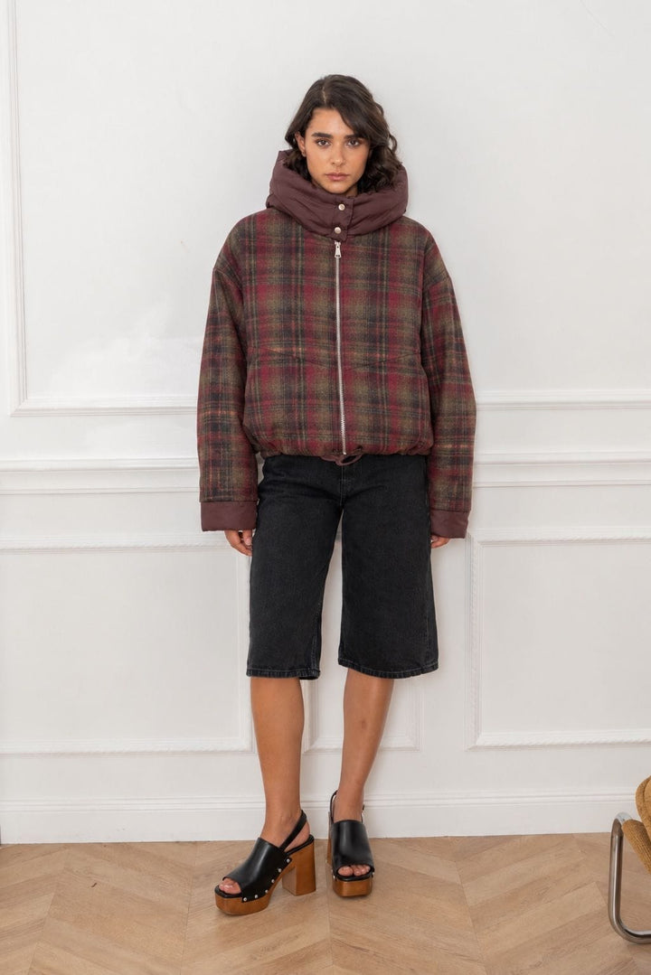 Blouson à carreaux Romy 2688-003 - Manteaux et vestes