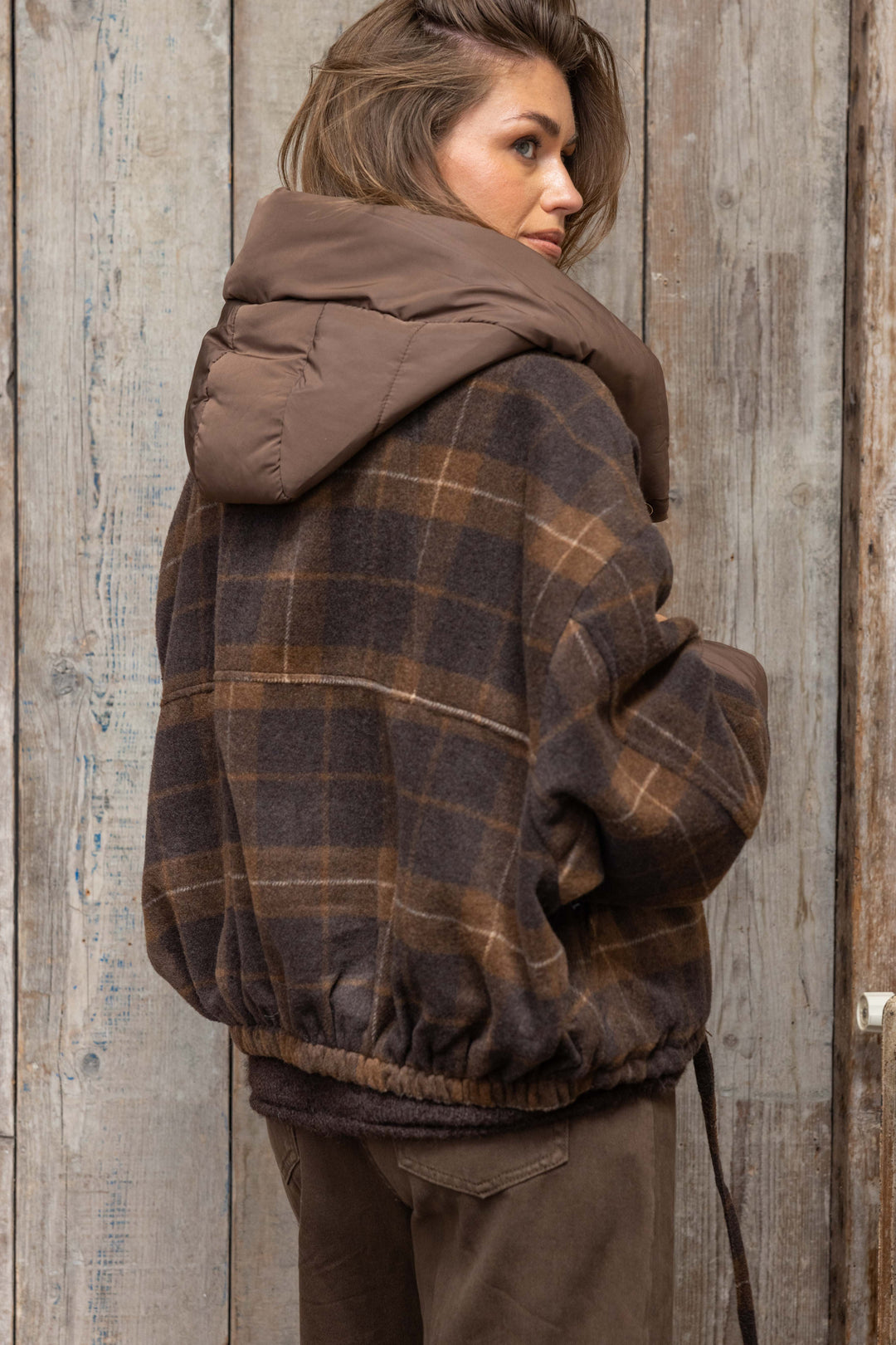 Blouson à carreaux Romy 2688-003 - Manteaux et vestes