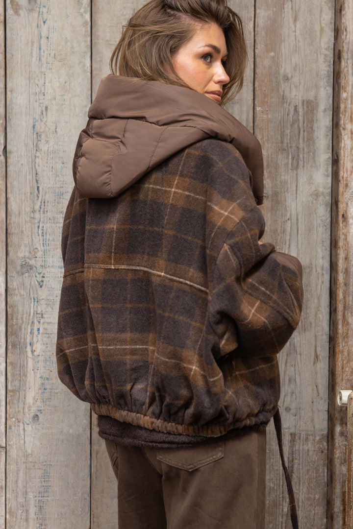 Blouson à carreaux Romy 2688-003 - Manteaux et vestes