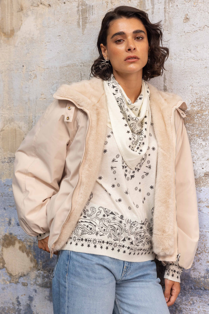 Blouson réversible en fausse fourrure Alma 2688-002