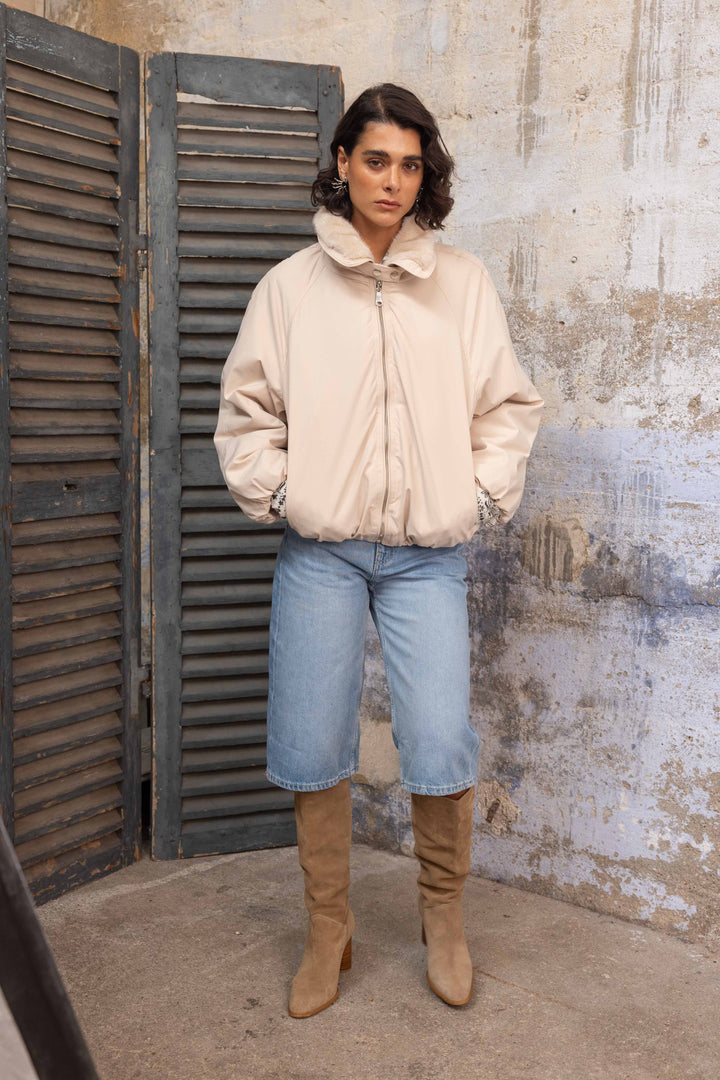 Blouson réversible en fausse fourrure Alma 2688-002