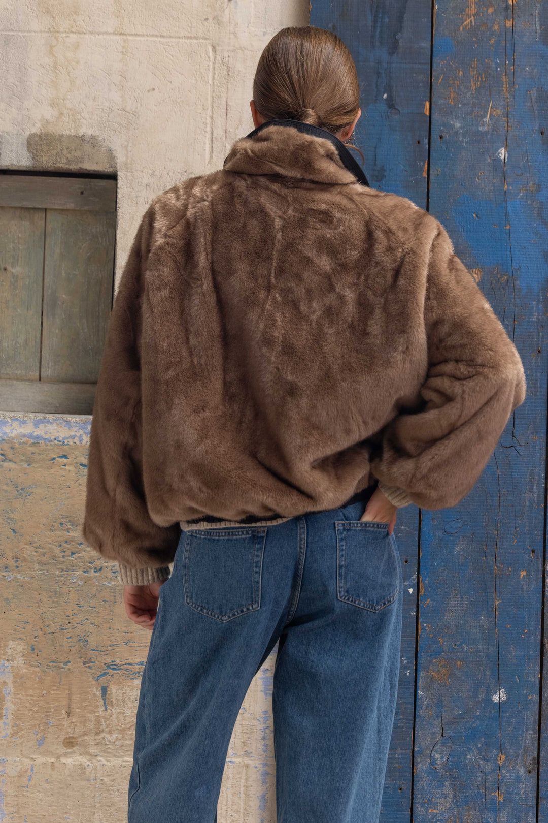 Blouson réversible en fausse fourrure Alma 2688-002