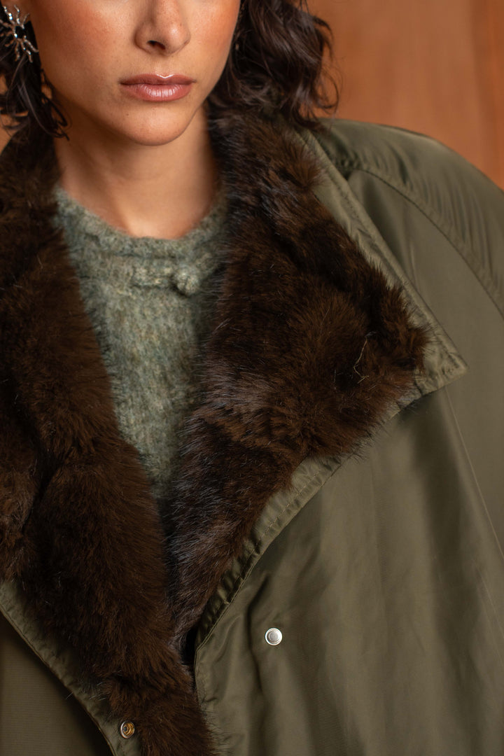 Bomber doublé fourrure Bianca 2688-007 - Manteaux et vestes