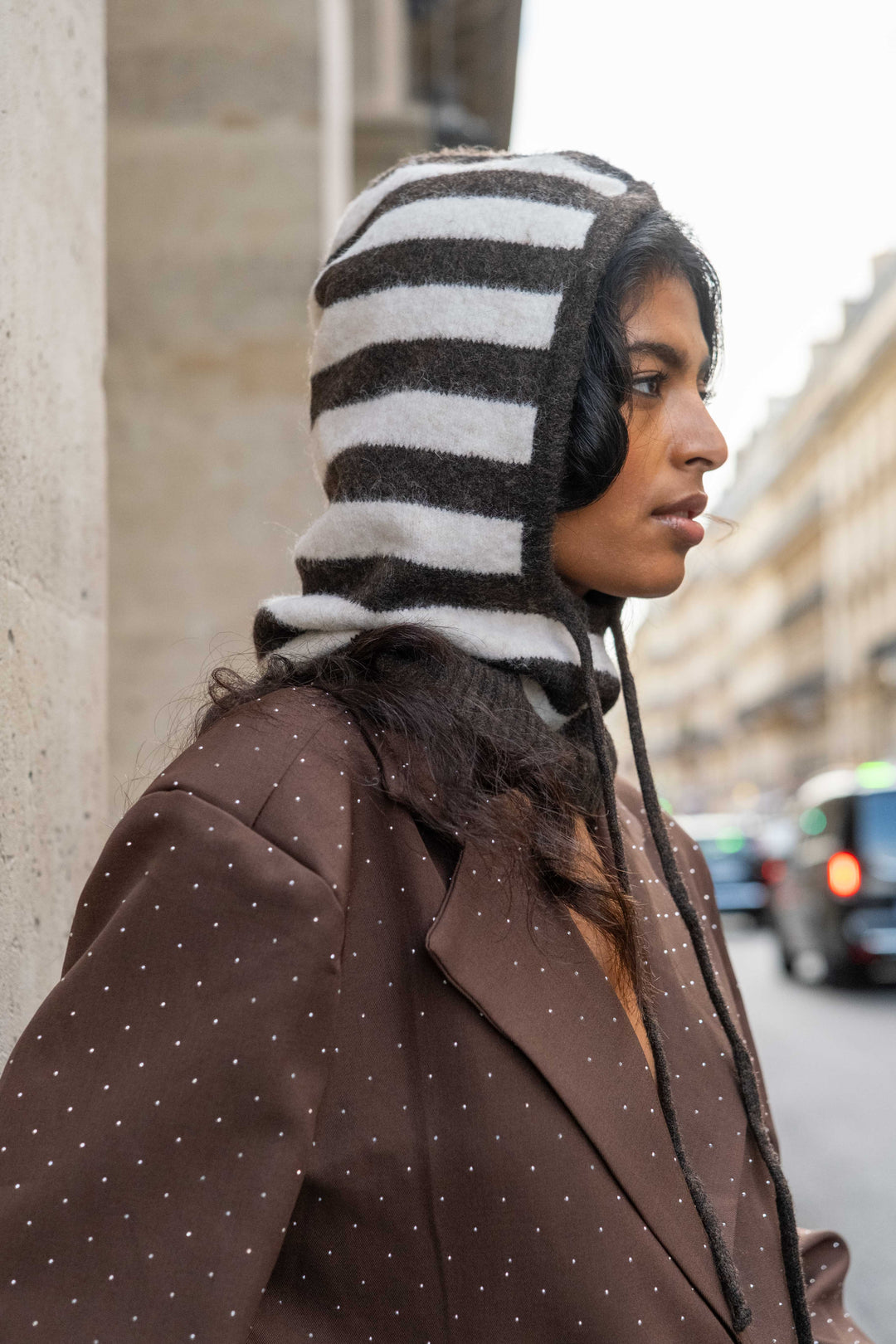 Bonnet cagoule à rayures Sally 2683 - GS2683 / Taille