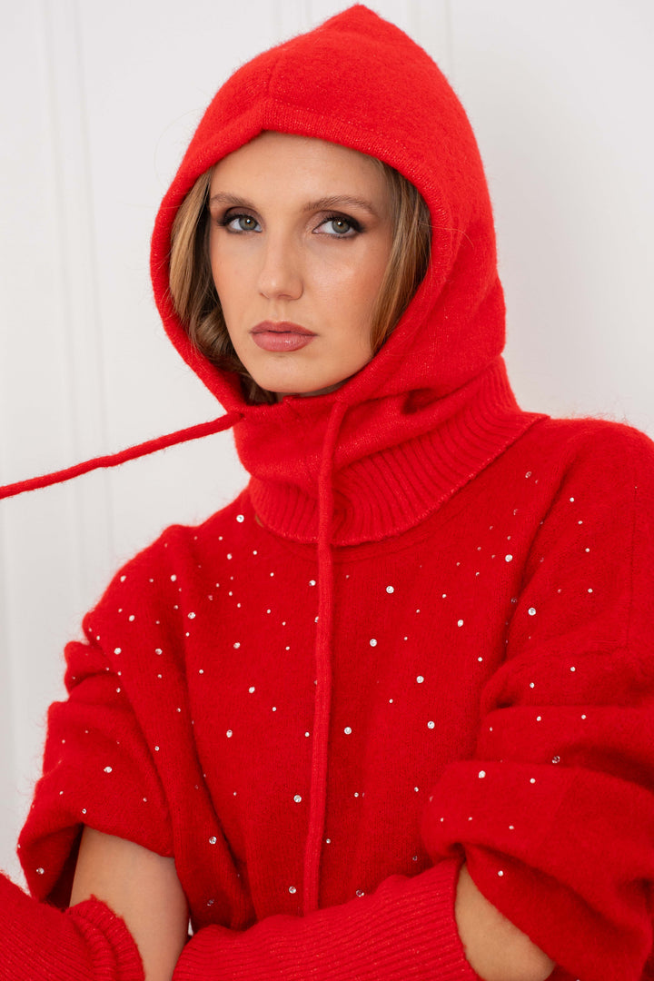 Bonnet cagoule Holly 2681 - GS2681 / Taille unique / Rouge