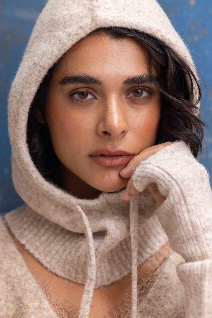 Bonnet cagoule Holly 2681 - GS2681 / Taille unique / Taupe
