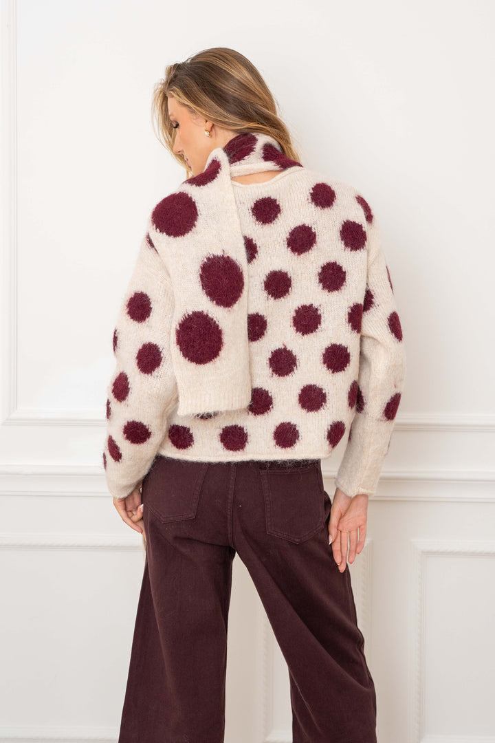 Cardigan avec écharpe Frankie 2629 - GS2629 / Taille