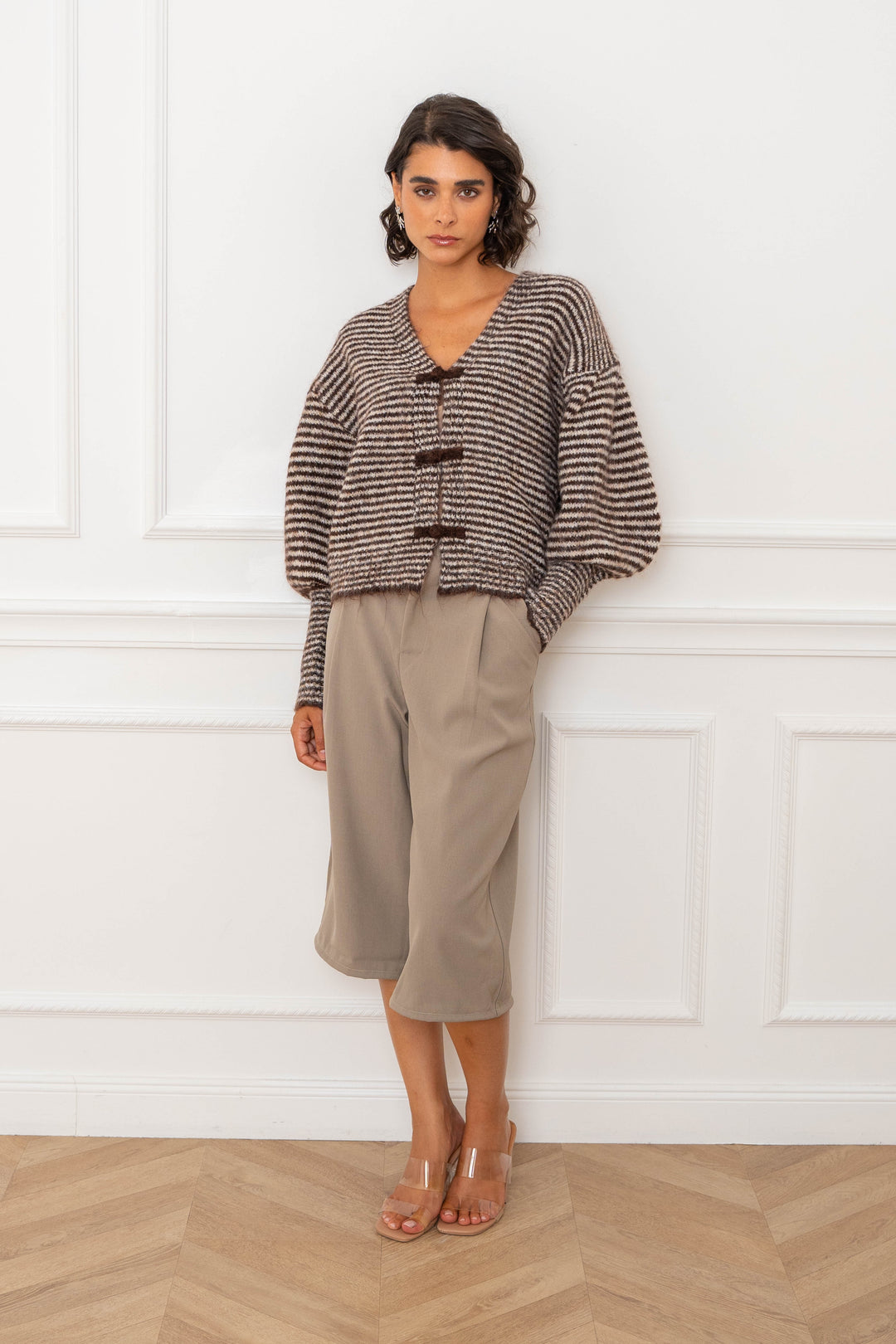 Cardigan rayé Josie 2628 - GS2628 / Taille Unique: Du 36