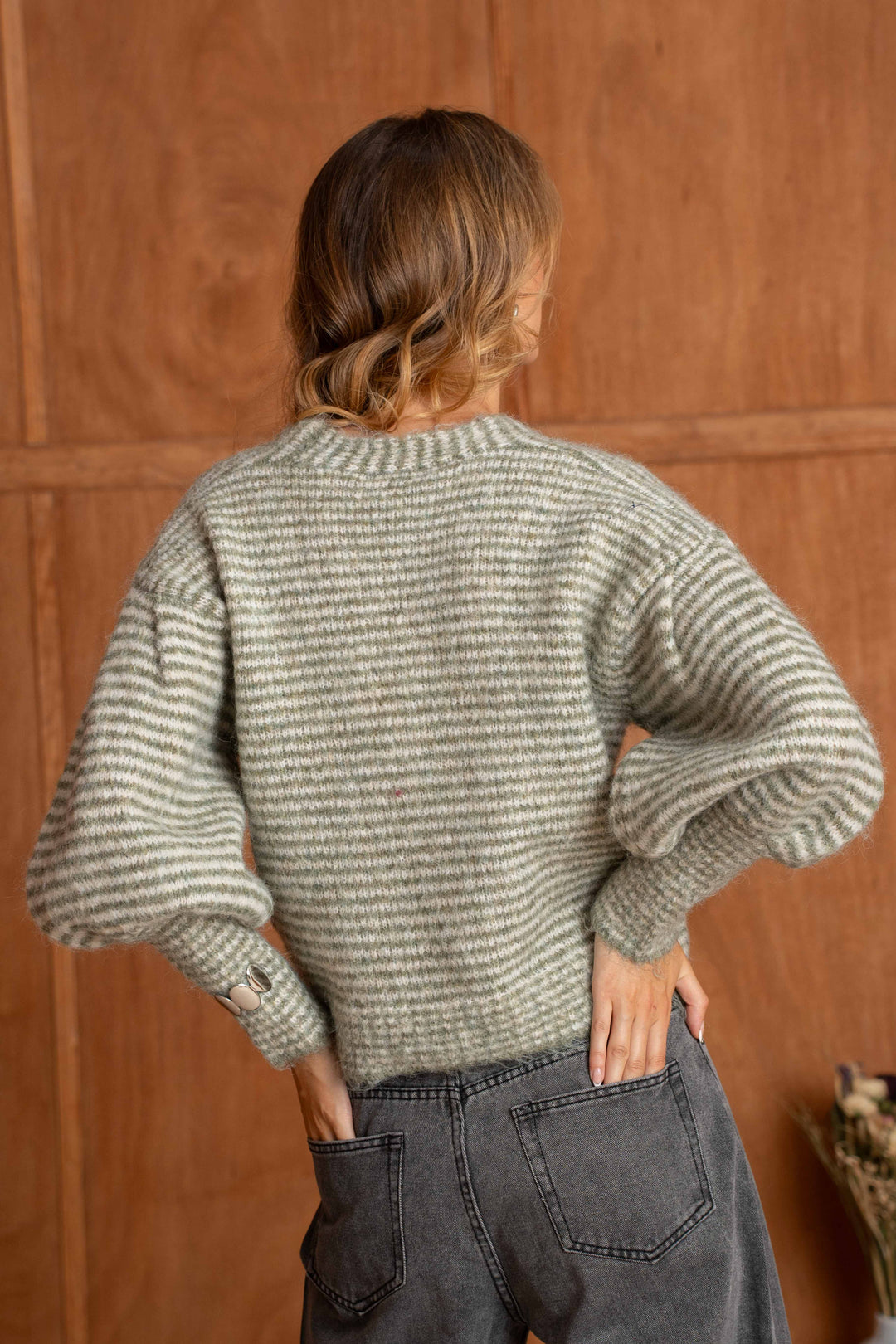 Cardigan rayé Josie 2628 - GS2628 / Taille Unique: Du 36